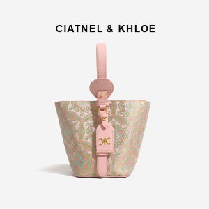 Ciatnel&Khloe2025 New Womens Bucket Bag Large Capacity Handbag Song Jin Dim Sum Bag Chinese Style Embroidery Soft Handle