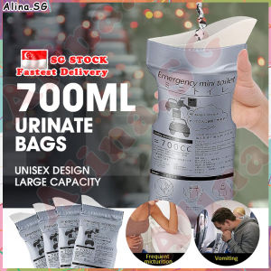 💎𝙎𝙂 𝙨𝙩𝙤𝙘𝙠💎 700ml Urine bag / Disposable emergency portable car urine bag / Vomit bag Car travel portable emergency urinal bag 尿袋