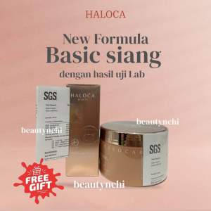 NEW FORMULA [ HALOCA BEAUTY ]  paket BASIC SIANG 250gram bodylotion + serum