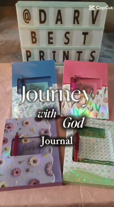 Personalized Devotional Journal notebook SOAP method/format for Bible study church notebook with box and ballpen Violet & Pink journal