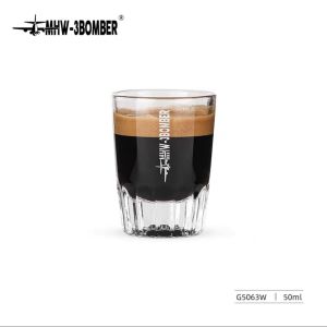 MHW-3BOMBER Italian Style Coffee Extraction Cup Concentrated Coffee Cup with Scale 120ml Dining Utensils Coffee Making Equipment