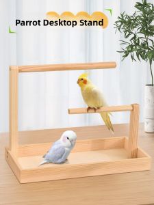 VOA | Parrot Training Stand with Potty Training Function Multi-functional Interactive Station