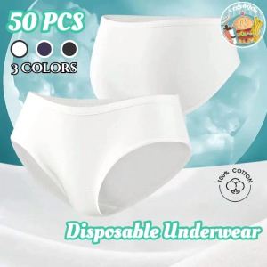 50PCS Disposable Underwear Sterile Non-Woven Panties Breathable Sauna Underwear Travel Supply
