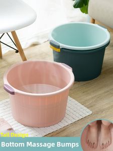 Deep Foot Soaking Basin With Massage Heat Retention