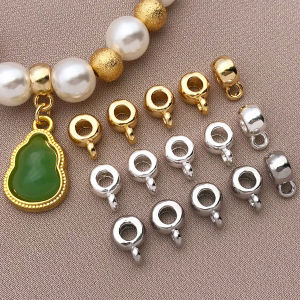 Phụ Kiện Làm Đồ Trang Sức Tự Làm 3 Đầu Nối Mạ Vàng Đồng 18K Dày Hạt Màu Trắng Bạc Vàng Hợp Kim Kẽm