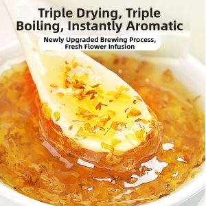 Fresh Homemade Osmanthus Honey Paste Baking Drink Dessert Use