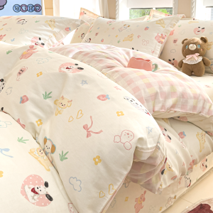 Deesse | Bộ Đồ Chăn Ga Gối Cotton Mùa Hè