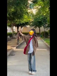 Kemeja Wanita Gaya Korea & Kemeja Lengan Pendek Polos Retro