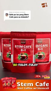 Stem Cafe 8in1 Stemcell B1T1 Coffee B Moringa Mangosteen Ginseng Banaba Organic Ginko Healing.