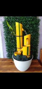 air mancur mini kekinian model bambu kuning Cod