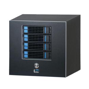 Hengyu NAS4 Business Network Storage Server DIY Black Group Hype Case Flex Power Supply ITX Mini-ITX Mini เหล็กที่เข้ากันได้อลูมิเนียมผสมวัสดุ Air-Cooled