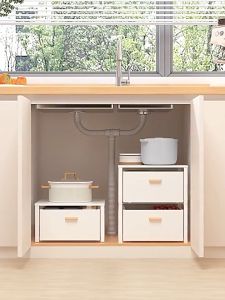 Worthbuy Stackable Kitchen Pull Out Drawer Sliding Cabinet Basket Laci Dapur Condiment Organizer Rack Laci 厨房置物架