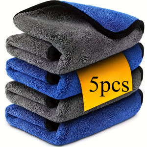 1-10 Chiếc Khăn Lau Xe Ô Tô Microfiber Siêu Thấm Hút Tự Động Chi Tiết Vải Lau Khô Quà Tặng Ngày Của Cha Cho Bố Thiết Bị Gia Đình