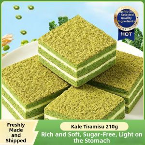 WENXIANGZAN | Sugar-free Kale Tiramisu Mille Crepe Pastry