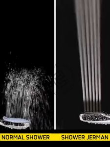 Shower Mandi 300 Lubang Pancuran Air Kencang Bertekanan Tinggi Deras 300 Hole Aman Untuk Kulit ShowerHead Aerator Filter