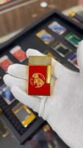 Bật Lửa Cao Cấp 2 Lửa Tai Thỏ ( S.T.Dup0nt limited edition-year of the Rabbit)