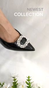 Sepatu Wanita Heels Tali Belakang 5 Cm Import 92929-8