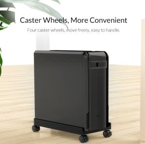 ORICO Mobile Computer Towers Stand CPU Rolling Holder Desktop Bracket with Locking Caster Wheels for Computer Cases PC Gaming