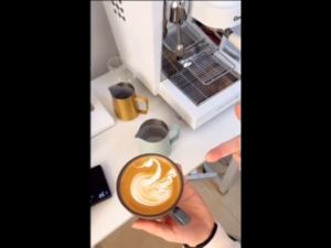 Designed Matte Surface Ceramic Coffee Cup With Saucer / Cawan Kopi Seramik Permukaan Matte Rekaan Dengan Piring