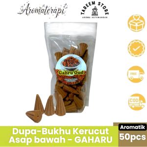 buhur kerucut gahru 50pcs dupa gaharu asap bawah aromaterapi tumpeng bukhur krucut madinah kasturi
