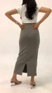 Rok Span Panjang Bahan Scuba | Rok Span | Rok Kerja Span Scuba Panjang Premium