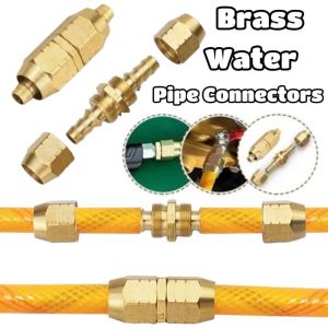 Brass Straight Hose Pipe Fitting Equal Barb Reducing Joint Gas Copper Barbed Coupler Connector Adapter