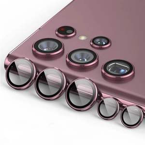 Camera Lens Screen Protector For Samsung S26 Ultra / S25 Ultra / S24 Ultra / S23 Ultra / S22 Ultra Matel Ring Tempered Glass Lens Protect Cover for S26Ultra / S25Ultra / S24Ultra / S23Ultra / S22Ultra 5G
