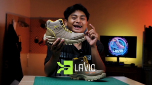Sepatu Safety Ujung Besi Keren Original Terbaru 2024 Lavio Exo High