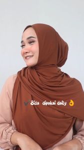 Pashmina Instan Jersey Super Hauwa Size 180 x 70