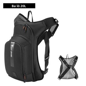 WEST BIKING 20L Hydration Backpack Dây Đai Đeo Tiện Dụng Đi Xe Đạp Đi Bộ Leo Núi Thể Thao Ngoài Trời Du Lịch Ba Lô Polyester Phản Quang