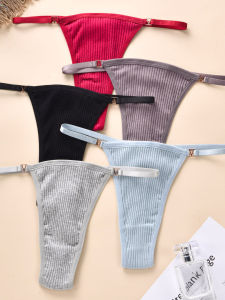 New Fashion Low Waist Cotton Breathable Womens T-Back Underwear Large Size Comfortable Yoga Panties Seamless Comfortable
