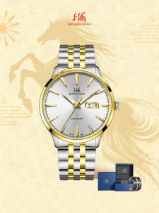 Shanghai | Men Sapphire Dual Calendar Luminous Water Resistant Automatic Watch