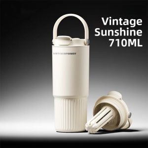 BIZE | Straw Insulated Tumbler Portable