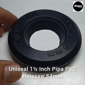 Uniseal Unisil Pipa PVC 1.5 Inch Sistem Aquaponik dan Hidroponik WHEELER