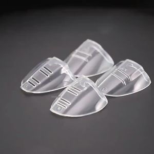2Pcs Universal Flexible Clear Safety Goggles Anti‑Fog Eye Protection Glasses For Work Lab Outdoor Use