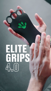 Frog Grips ELITE 4.0 Finger Holes| HD Grips For CrossFit Weight Lifting And Gymnastics [Mesh Bag Wristbands & Mini Towel included]