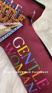 Pouch Bag Gentle Woman Kanvas Waterproof