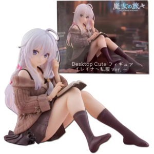 Bandai | 2 Kinds 10cm Wandering Witch Anime Figure Collection Toys The Journey Of Elaina Action Figure PVC Model Doll Gift