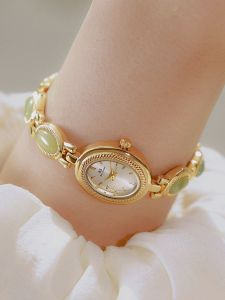 Fashionable Waterproof Womens Watch Natural East Stone Bracelet Lightweight Luxury 2025 New Model Bs Bee Sister Quartz Movement