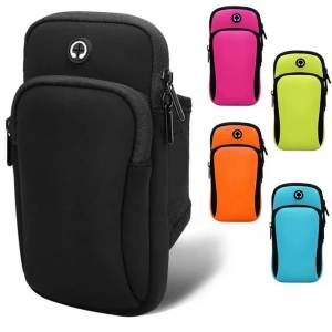 Neoprene Running Armband Phone Holder For Outdoor Sports Waterproof Arm Bag For Phone Ultra Light Armband For Jogging Marathon