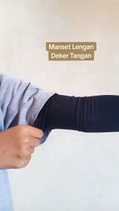 Manset Tangan Polos Lengan Panjang Handsock Jersey Spandex Murah Berkualitas