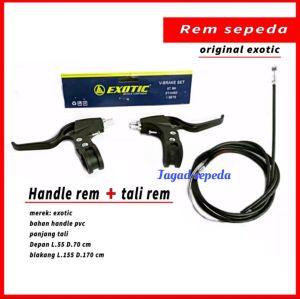 Handle rem sepeda BMX MTB DLL set tali rem / tuas rem sepeda anak + tali rem exotic cocok untuk semua sepeda anak