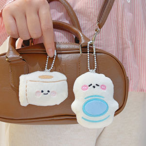 【♡Lovely girls house♡】3Pcs Plush Doll Keychain Funny Poop Creative Toilet Cute Bag Pendant