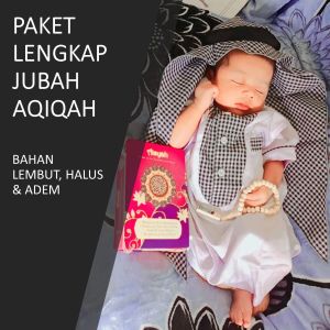 Jubah Baju Aqiqah & Kado Lahiran Bayi Cowok