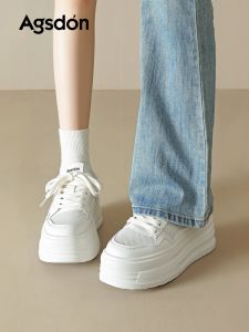Agsdon | Elevating Thick Sole Sneakers Autumn Breathable Mesh Design