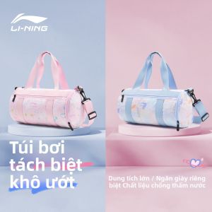 Li-Ning | Túi Đựng Dụng Cụ Bơi Có ngăn Riêng Chống Thấm Nước Cho Giày