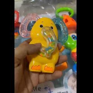 MEI LE BAO Try Me Bell Suit Baby Rattlers Toy - Sound Sleep Teether Baby Cot Crib Cradle Newborn Sensory Teething Cute Animal Children Educational Fun Toys Learning Colorful Gift Set Mainan Bayi Rattle Toys