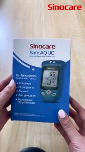 Sinocare Safe AQ UG: Alat Cek Gula Darah & Asam Urat