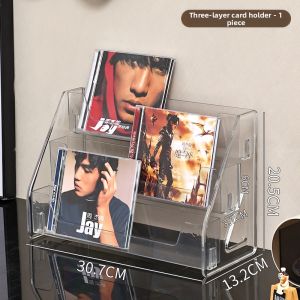 YOUKAMAN | Transparent Acrylic Storage Shelf optical discs
