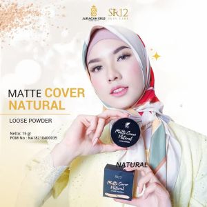 Bedak Tabur Matte Cover Natural SR12 Loose Powder Anti Air Ringan Dipakai